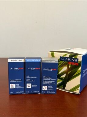 Clarins men’s Skincare Trio